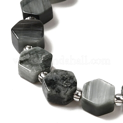 Natural Eagle Eye Stone Beads Strands&nbsp;G-P534-A14-02