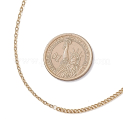 2MM 304 Stainless Steel Cable Chain Curb Chain Necklaces for Women&nbsp;NJEW-JN05561