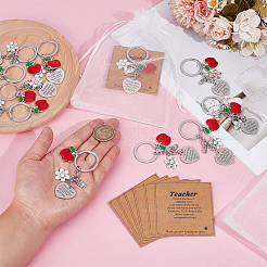 24Pcs Stainless Steel Keychains&nbsp;KEYC-OC0001-48