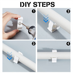 Plastic Pipe Clips&nbsp;FIND-WH0137-67A