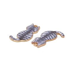 Rack Plating Alloy Enamel Pendants&nbsp;ENAM-K050-03D