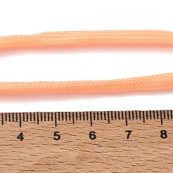 蓄光ナイロン7芯コード  暗闇で光る  DIYクラフト用  オレンジ  4x2mm  約2.19ヤード（2m）/バンドル&nbsp;FB-CBACC7B-01A