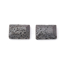 天然溶岩石のマルチ連リンク  長方形  18x12x6mm  穴：1.2mm&nbsp;G-F740-12