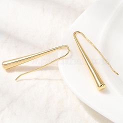 Brass Teardrop Dangle Earrings&nbsp;X-EJEW-C158-01G