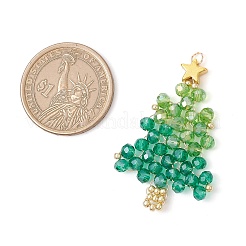 Handmade Glass Seed Beaded Pendants&nbsp;PALLOY-MZ00796