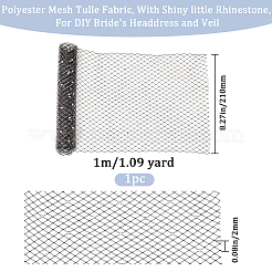 Polyester Big Eye Mesh Organza Veil&nbsp;DIY-WH0453-61A