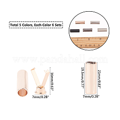 Alloy Aglets for Shoelaces&nbsp;PALLOY-PH0013-40-WH