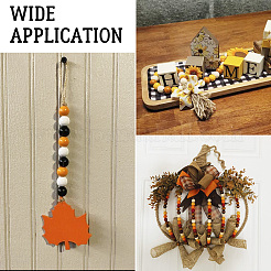 240Pcs 6 Colors Natural Wooden Beads&nbsp;WOOD-TA0002-74D