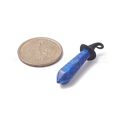 Natural Mixed Gemstone Pointed Pendants&nbsp;PALLOY-JF02078