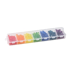 315Pcs 7 Colors Transparent Acrylic Beads&nbsp;TACR-YW0001-77