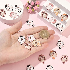 20Pcs Printed Alloy Pendants&nbsp;FIND-YW0012-04