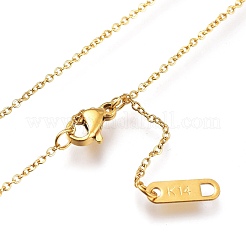 304 Stainless Steel Pendant Necklaces&nbsp;NJEW-I240-23G