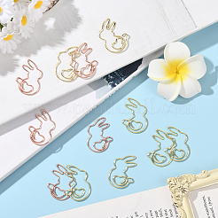 40Pcs 2 Colors Iron Paper Clips&nbsp;AJEW-SP0002-99A
