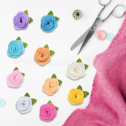 40Pcs 10 Colors Flower Non-Woven Accessories&nbsp;DIY-CY0001-73A