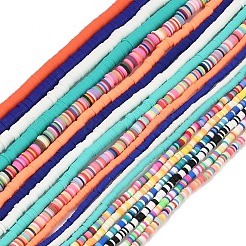 4 Strands 4 Styles Handmade Polymer Clay Beads Strands&nbsp;CLAY-YW0002-22C