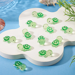 12Pcs Luminous Translucent Resin Sea Animal Cabochons&nbsp;RESI-TA0004-56E