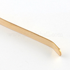 ヘアアクセサリーアイアン製ヘアバンドパーツ  ゴールドカラー  120~125mm&nbsp;OHAR-Q042-008C-03
