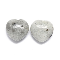 Natural Labradorite Heart Love Palm Worry Stone&nbsp;G-H268-F02-A