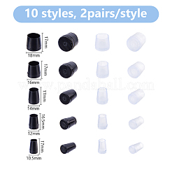 20 Pairs 10 Colors TPU High Heel Stoppers Protector&nbsp;FIND-DC0008-47