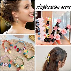 96Pcs 8 Style Transparent Resin Cabochons&nbsp;CRES-NB0001-26
