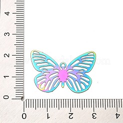 201 Stainless Steel Pendants&nbsp;STAS-B051-02RC-03
