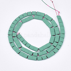 Spray Painted Non-magnetic Synthetic Hematite Beads&nbsp;G-T116-07-04