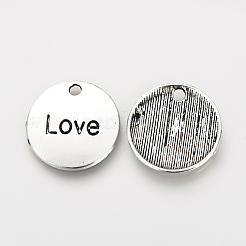 Tibetan Style Alloy Pendants&nbsp;TIBEP-Q078-23AS-NR