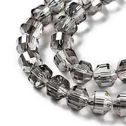 Electroplate Rondelle Glass Beads Strands&nbsp;EGLA-A036-09A-PL02