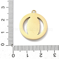 304 Stainless Steel & Rhinestone Pendants&nbsp;STAS-G371-09I-02G