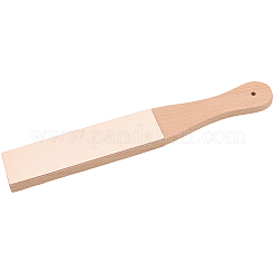 ブナ材の革研ぎ板  長方形  モカシン  281x43x13mm&nbsp;AJEW-WH20006-374