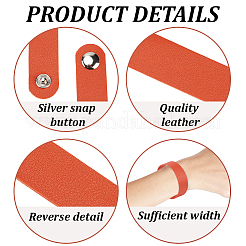 18Pcs Imitation Leather & Iron Curtain Tiebacks&nbsp;AJEW-CY0002-55A
