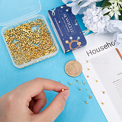 Brass Tube Crimp Beads&nbsp;KK-SC0005-41