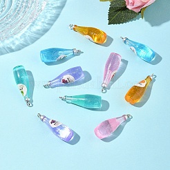 10Pcs 5 Styles Opaque Resin Pendants&nbsp;RESI-FS0001-91