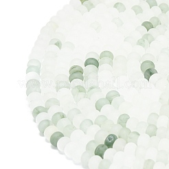 天然天山翠珪岩ビーズ連  艶消し  ロンデル  6x4mm  穴：1mm  約93~96個/連  14.57''~14.76''（37~37.5センチメートル）&nbsp;G-P575-A06-6x4mm