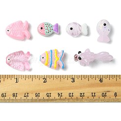 14Pcs 7 Colors Painted Glass Beads&nbsp;LAMP-FS0001-60