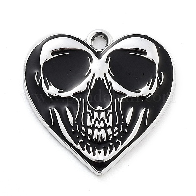 Halloween Alloy Enamel Pendants&nbsp;FIND-M019-01E-1