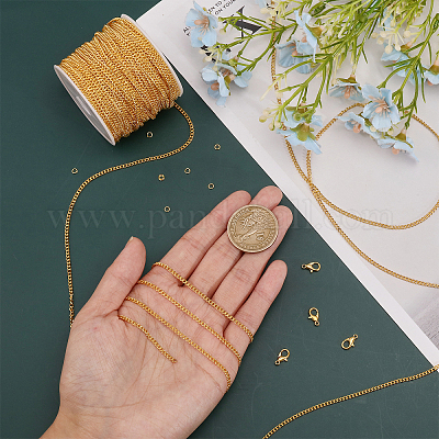 DIY チェーン ブレスレット ネックレス メイキング キット 鉄のカーブ