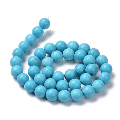 Natural Howlite Beads Strands&nbsp;G-C180-15A-1