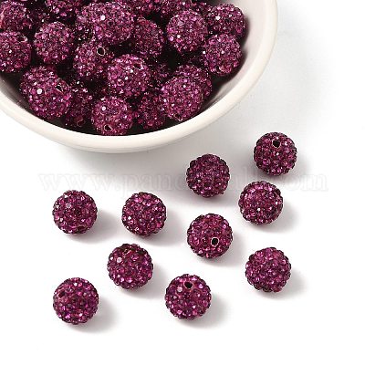 Pave Disco Ball Beads&nbsp;RB-H258-10MM-502-1