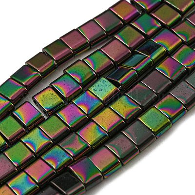 Electroplated Non-magnetic Synthetic Hematite Beads Strands&nbsp;G-C106-B02-05B-1