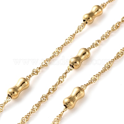 304 Stainless Steel Link Chains&nbsp;CHS-F020-04G-1