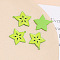 Alloy Pendants, Fruit Charms, Lawn Green, 13x21mm