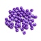Plastic Beads, Round, Blue Violet, 6x5.5mm, Hole: 1.8mm, 3846pcs/500g.