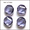 Imitation Austrian Crystal Beads, Grade AAA, K9 Glass, Faceted, Flat Round, Lilac, 10x5mm, Hole: 0.9~1mm