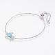 Long-Lasting Plated Adjustable Brass Slider Bracelets&nbsp;BJEW-P165-13A-1