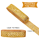 Ethnic Embroidery Polyester Flat Ribbons&nbsp;OCOR-WH0060-37A-2
