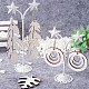 DIY Sublimation Blank Earring Making Kit&nbsp;DIY-SW0001-14-9