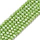 Electroplate Glass Beads Strands&nbsp;EGLA-A044-P2mm-B30-1