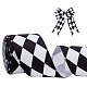 Polyester Rhombus Print Grosgrain Ribbon&nbsp;OCOR-WH0078-141B-1
