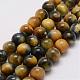Natural Tiger Eye Bead Strands&nbsp;G-P230-08-F-6mm-1